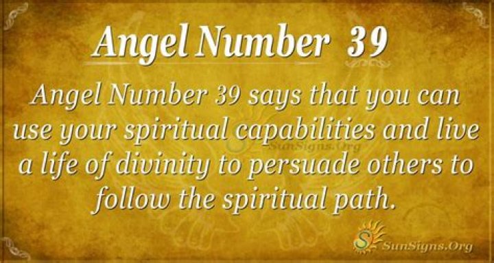 39 Angel Number