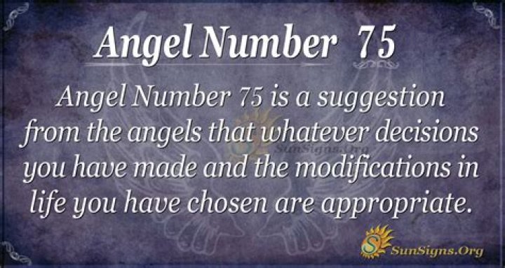 75 Angel Number
