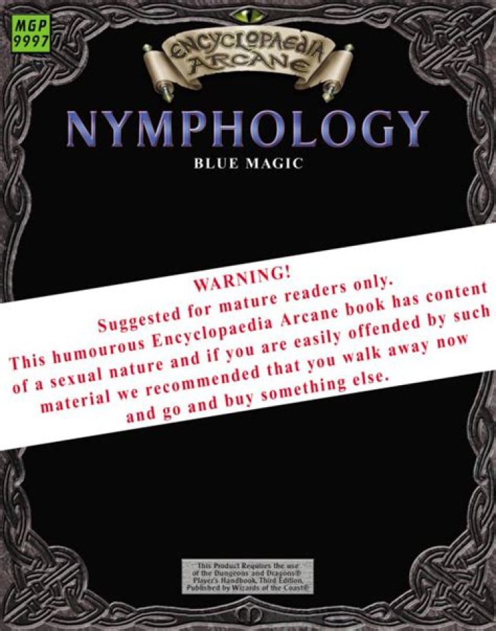 (ADULTS ONLY) Nymphology - Blue Magic