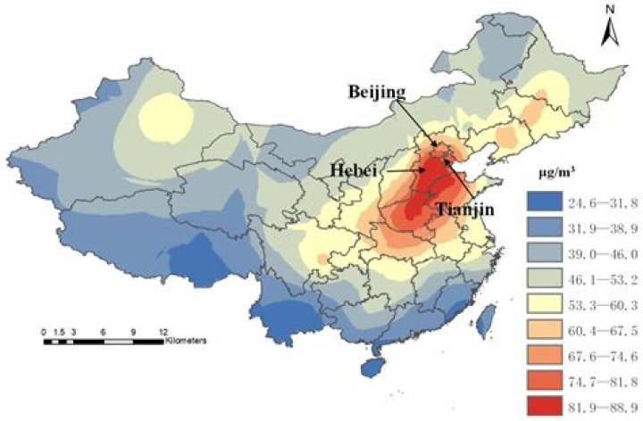 Air pollution reduction in Beijing-Tianjin-Hebei area achieves notable result - Xinhua