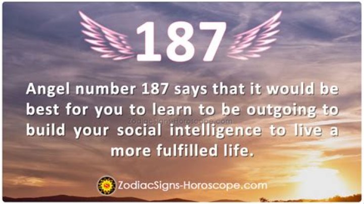 Angel Number 187 Meaning And Significance