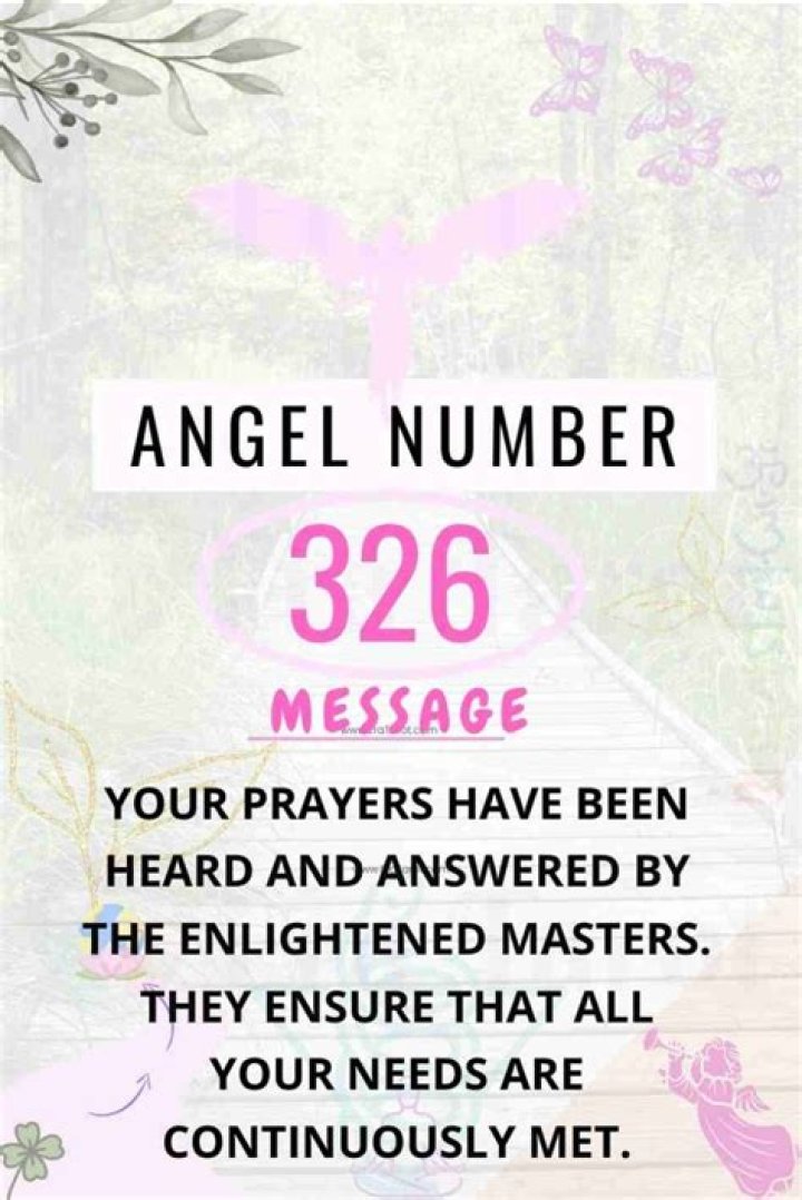 Angel Number 326 Meaning And Significance
