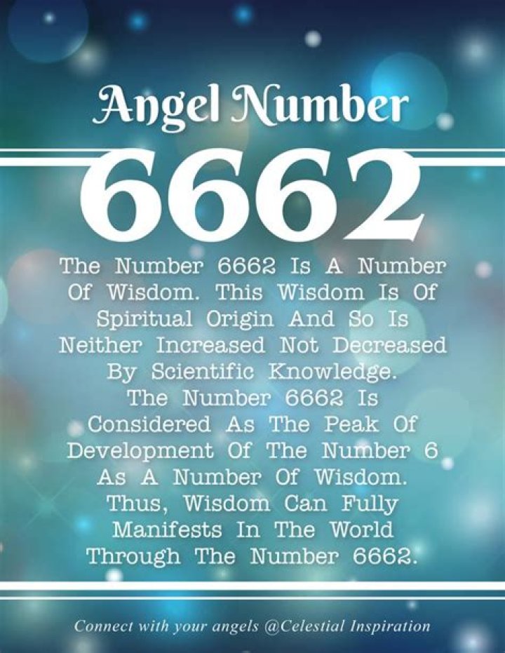 Angel Number 6662 Meaning And Significance