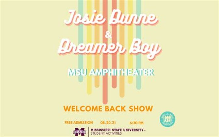 Dreamer Boy, Josie Dunne to headline MSU’s Music Maker Productions Welcome Back Show