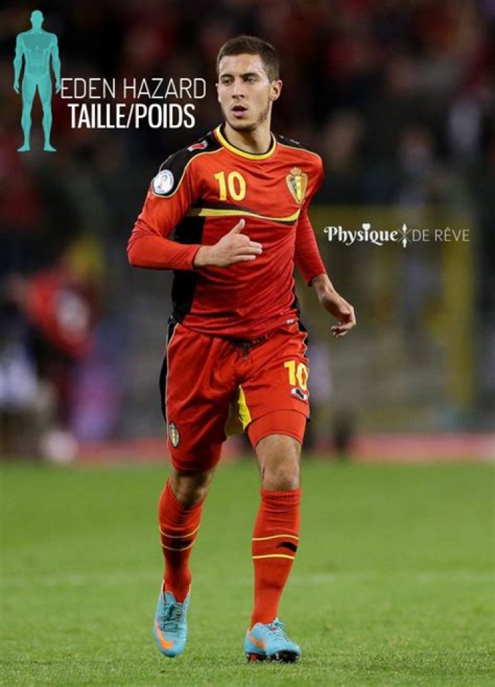 Eden Hazard Taille
