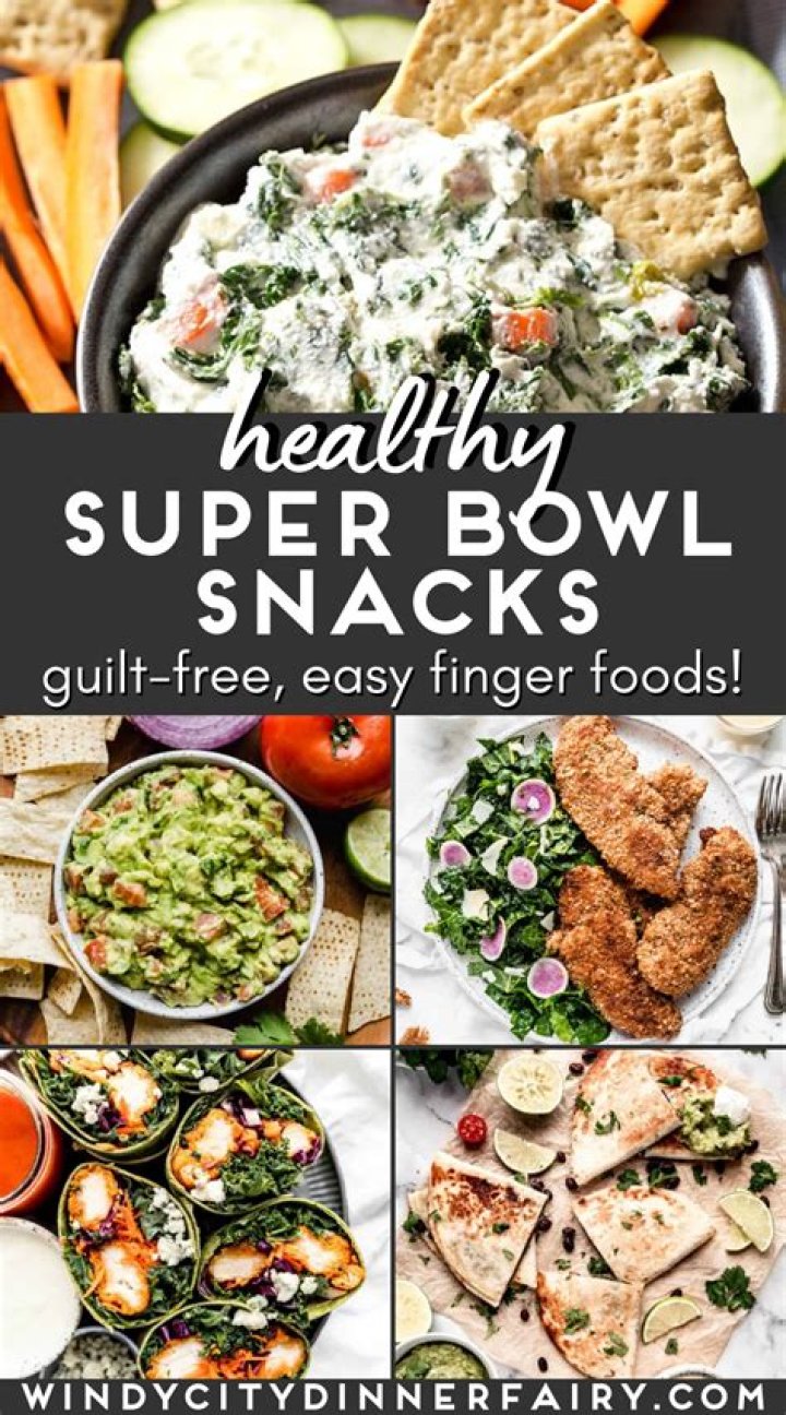 Healthy Super Bowl party snacks