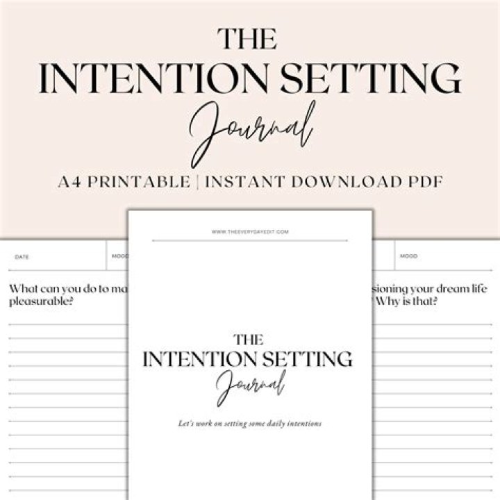 Intention Journal
