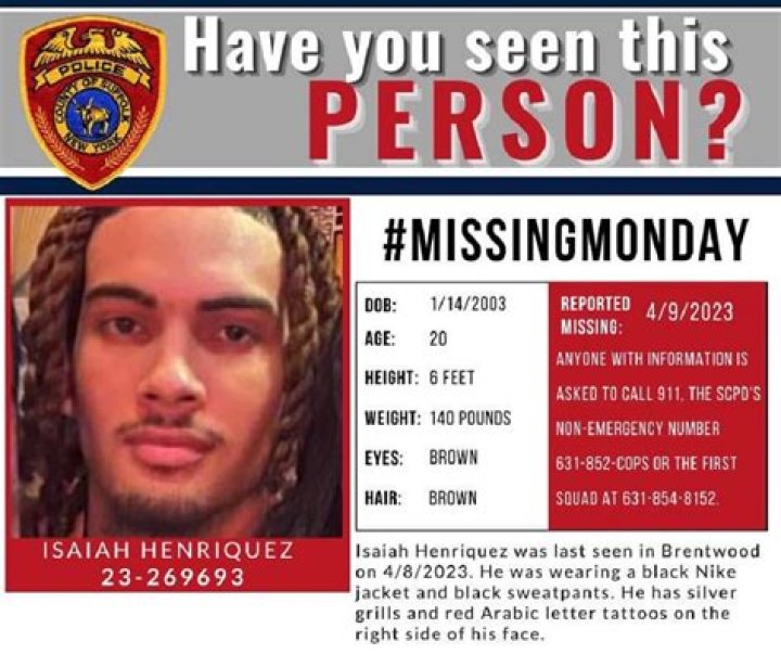 Isaiah Henriquez Missing New York, Isaiah Henriquez Has Died