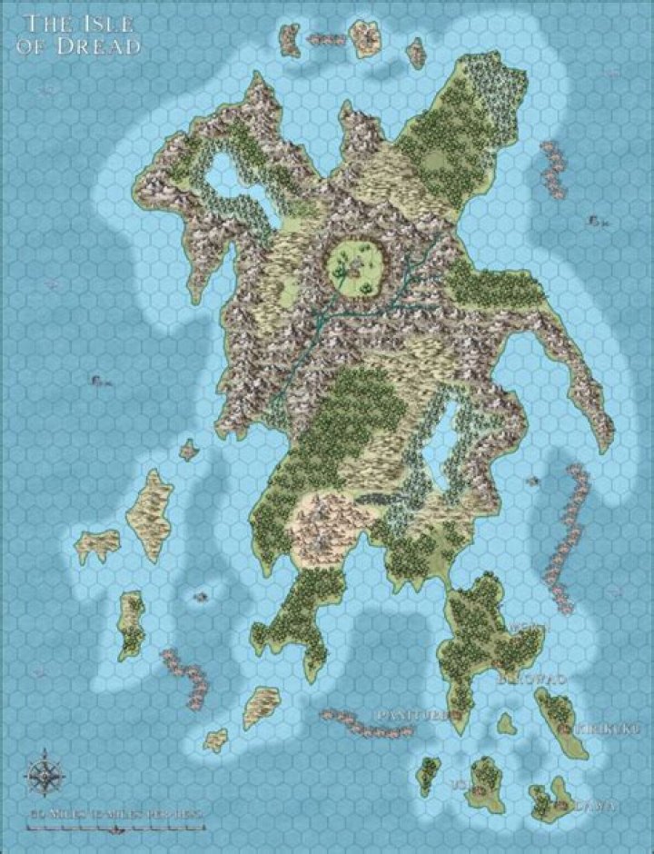 Isle of Dread - Maps