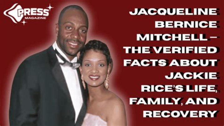 Jacqueline Bernice Mitchell, Jerry Rice's ex-wife