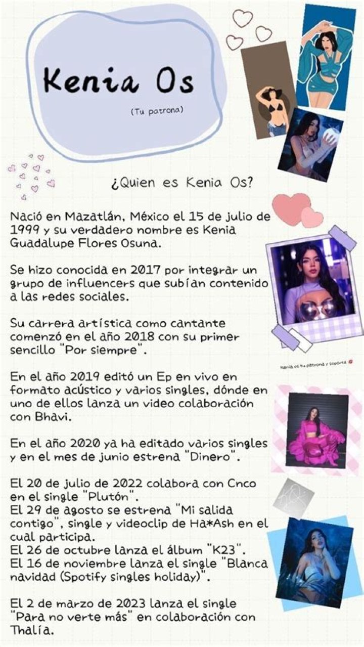 Kenia Os novio, edad, biografía Wikipedia, altura【 Kenia Osuna 】