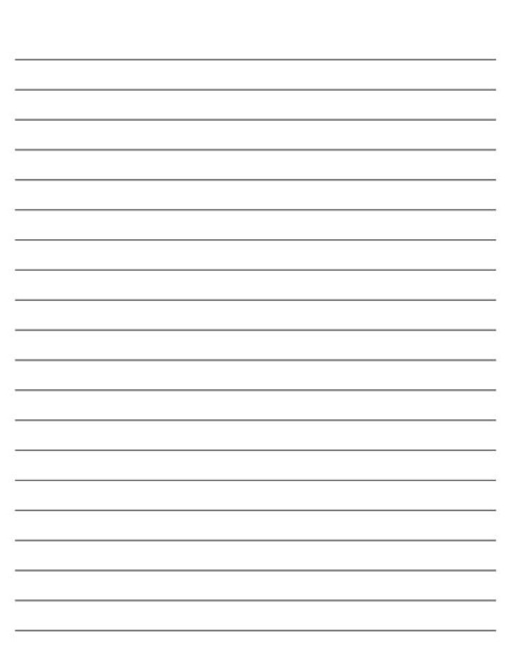 Lined Paper Printable