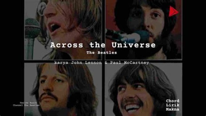 Lirik dan Chord Lagu Across the Universe dari The Beatles