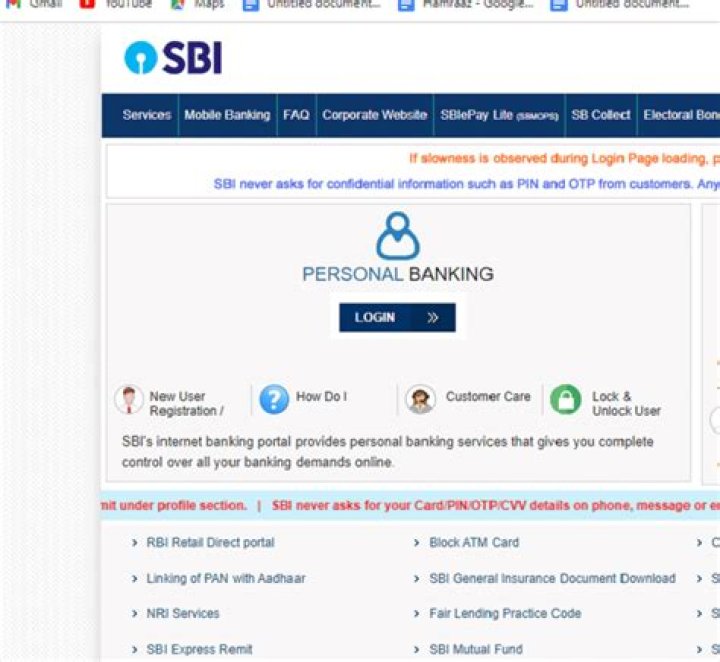 onlinesbi.com login safely, analysis & comments
