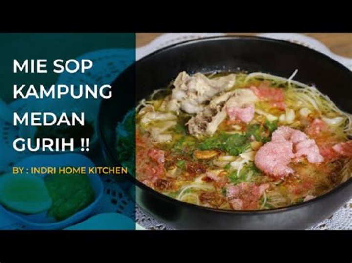 Resep Mie Sop Medan Kaldu Daging Sapi, Mirip Bakso 