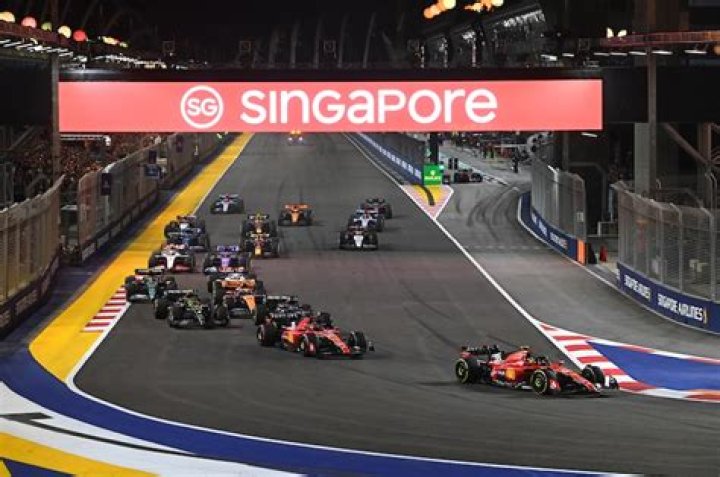 Sergio Perez penalised for Alex Albon collision but keeps eighth place at F1 Singapore GP | F1