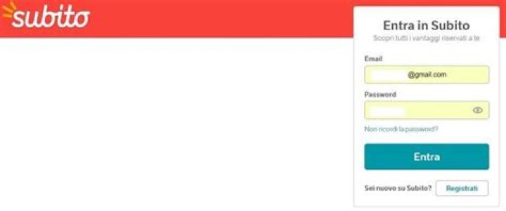 subito.it login safely, analysis & comments
