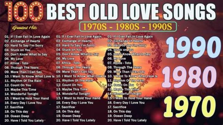The 20 greatest love songs of the 1980s, ranked