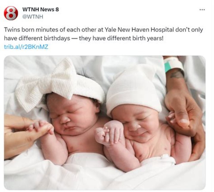 TWO SETS OF NEW YEAR’S TWINS WERE BORN IN DIFFERENT YEARS