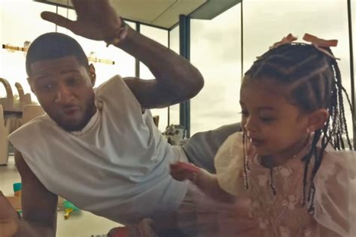 USHER’S DAUGHTER MAKES A CAMEO IN HIS NEW MUSIC VIDEO FOR “RUIN”
