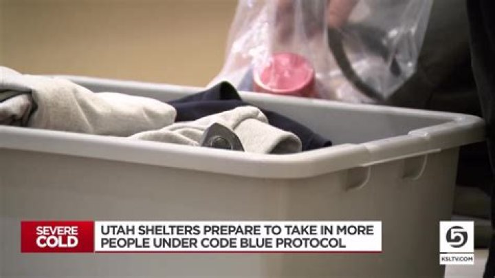 Utah shelters prepare to take in more people under Code Blue protocol