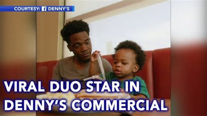 VIRAL FATHER-SON DUO STAR IN DENNY’S COMMERCIAL