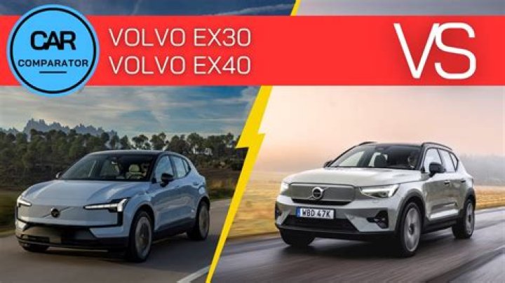 Volvo EX30 VS Volvo XC40 Recharge Comparison Difference