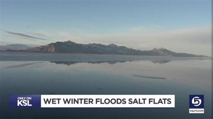 Wet winter leads to flooding at Bonneville Salt Flats