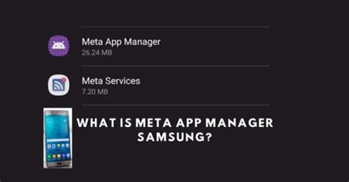 What is Meta App Manager Samsung?