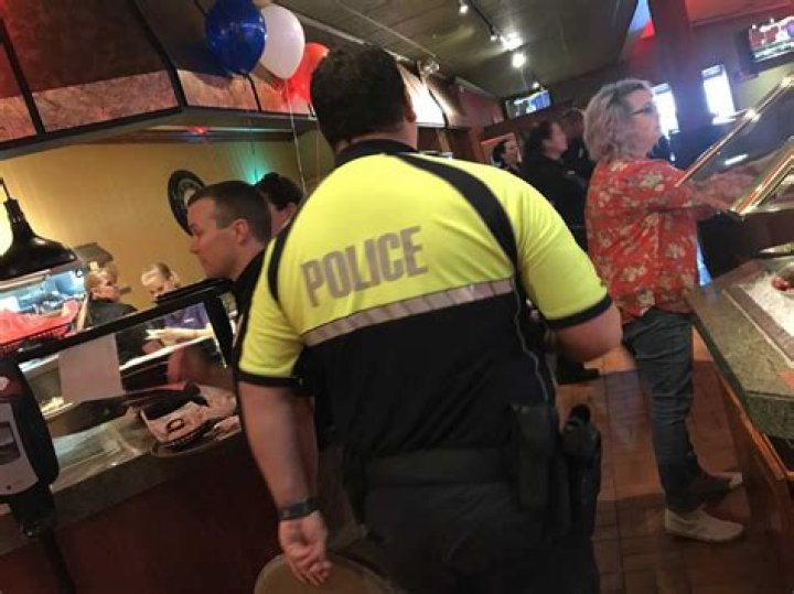 WVC Officers Serve Tables For A Cause